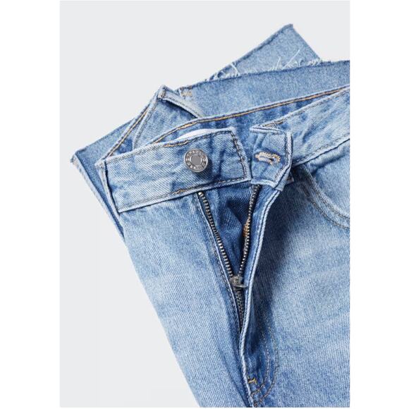 MANGO Wideleg Midrise Jeans - 12 - Picture 2 of 6